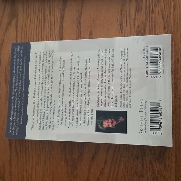 BRAND NEW God Allows U-Turns American Moments by Allison Gappa Bottke-Paperback - Picture 4 of 4